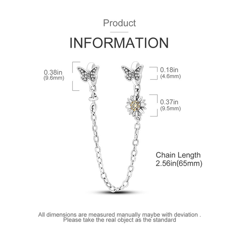 100% 925 Perak Murni Manik Manik Bunga Kupu-kupu Berkilau untuk Gelang Gelang Pandora Asli Pembuatan Perhiasan Butik Diy
