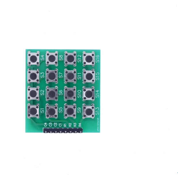 Matrix Keyboard MCU, 4x4, 2x4, 4 bits, 8 bits, 16 bits, Expansão Autônoma Externa Módulo de Interruptor de Teclado