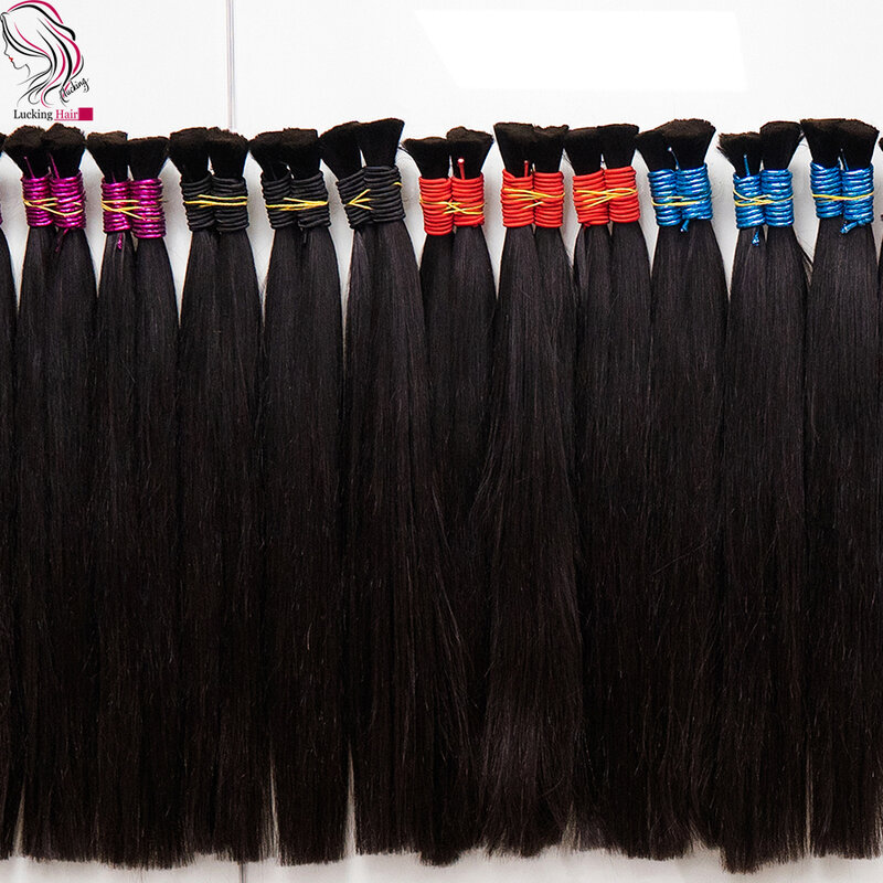 Meches-Extensions de Cheveux Humains Lisses, Mèches Naturelles, 70cm, 300 Grammes, Vente en Gros