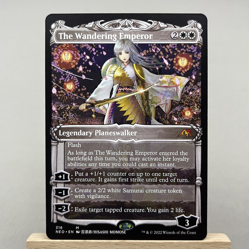 NEO DMR SPG TCG Magic Proxy Cards for Home Play The Wandering Emperor Boseiju Who endurres Magic Vampiric prector The Gathering