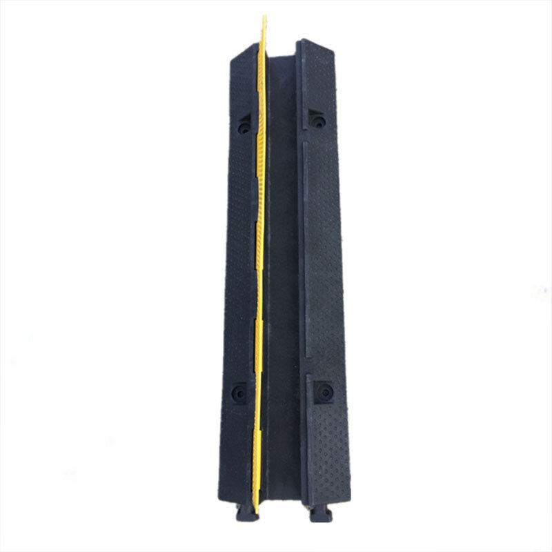 KOOJN Rubber and Plastic Trunking Speed Bumps PVC Cable Protection Trunking Pressure Plate Outdoor Ground Trunking Cover Plate