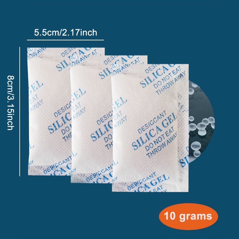 20Packs 10 G/zak Niet-Geweven Silicagel Packs Droogmiddel Ontvochtiger Voor Dierenvoeding Kleding Sieraden Vocht Absorber Anti Humidade