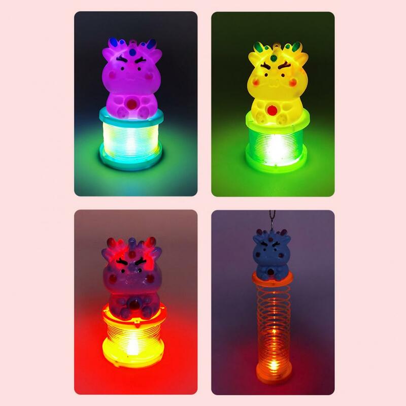 Rainbow Circle Funny Toys lanterna portatile per animali domestici carina Dragon Design lanterna portatile per Festival per bambini giocattoli magici creativi