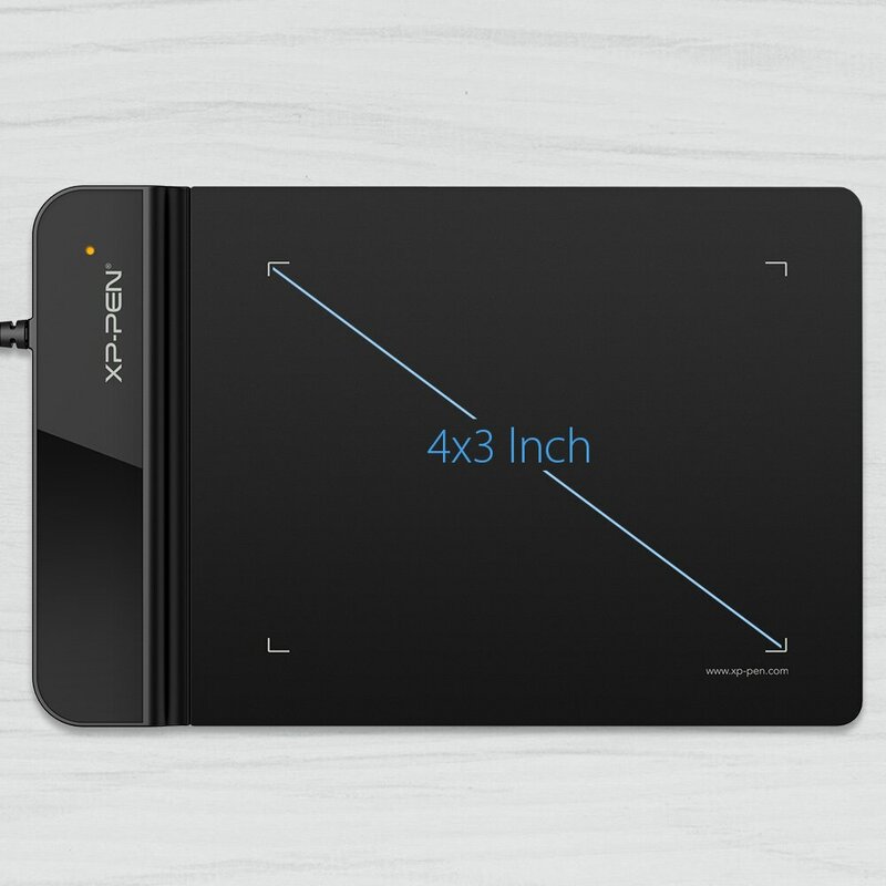 XPPen G430S 그래픽 드로잉 태블릿, 8192 단계 압력, 배터리 프리 스타일러스, 윈도우 맥용 4x3 인치 태블릿