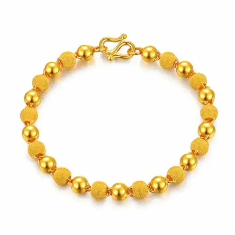 Originale nuovo braccialetto in oro 9999 da donna bracciale in oro 24 carati regolabile regalo di gioielli a mano tutto-fiammifero per la madre
