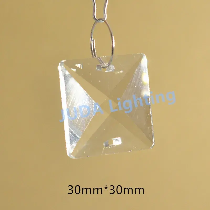 Square Oval shape chandelier crystal lamp crystal for European led candle pendant light decorative Wedding accessories