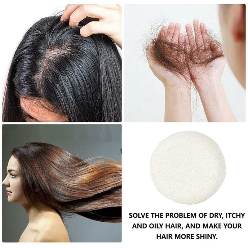 Оригинальное быстрое мыло для сухих волос, питательное мыло против выпадения волос для сухой кожи головы и поврежденных волос P1F8