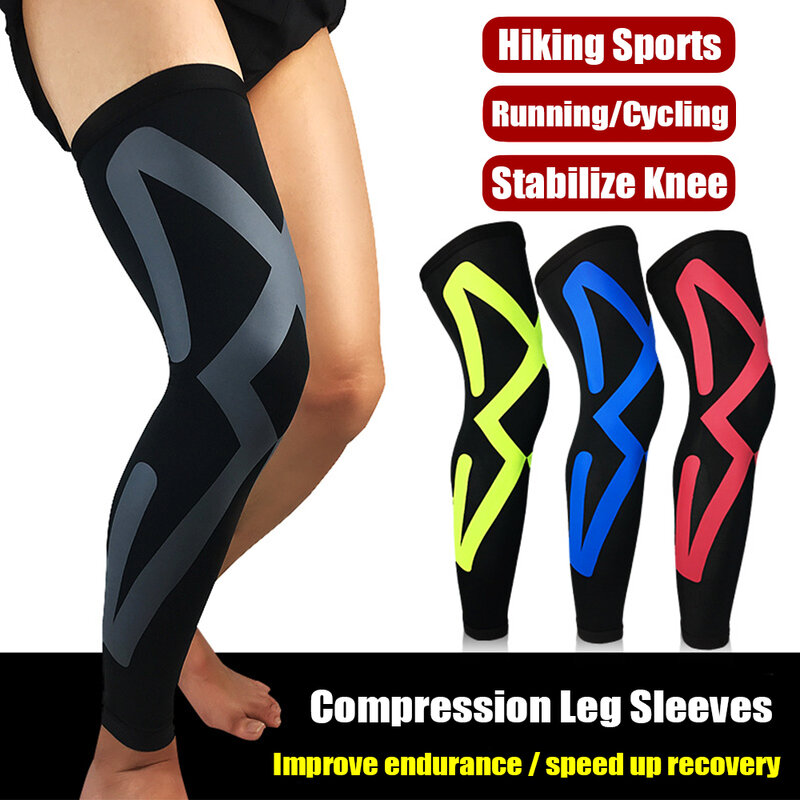 サイクリング、ランニング、バスケットボール、サッカー、バレーボール、テニス、クライミング、1パーツ用の膝圧縮スリーブ