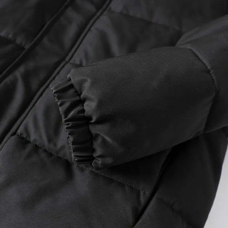 Chaqueta corta acolchada de algodón para hombre, abrigo de manga larga con cremallera, informal, a la moda, novedad de 2024