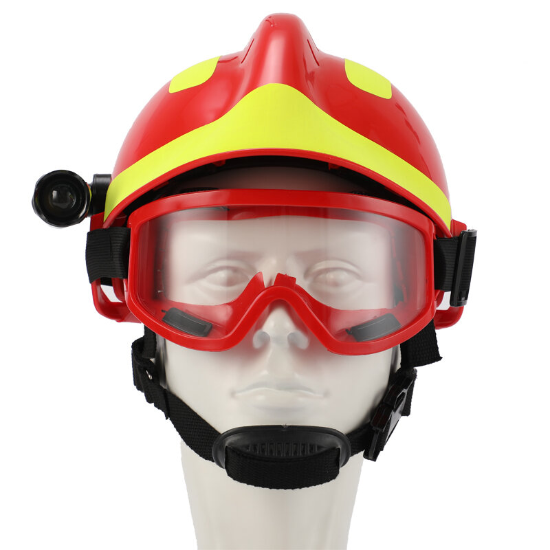 F2 helm keselamatan penyelamatan darurat Fire ABS, helm pelindung pemadam kebakaran