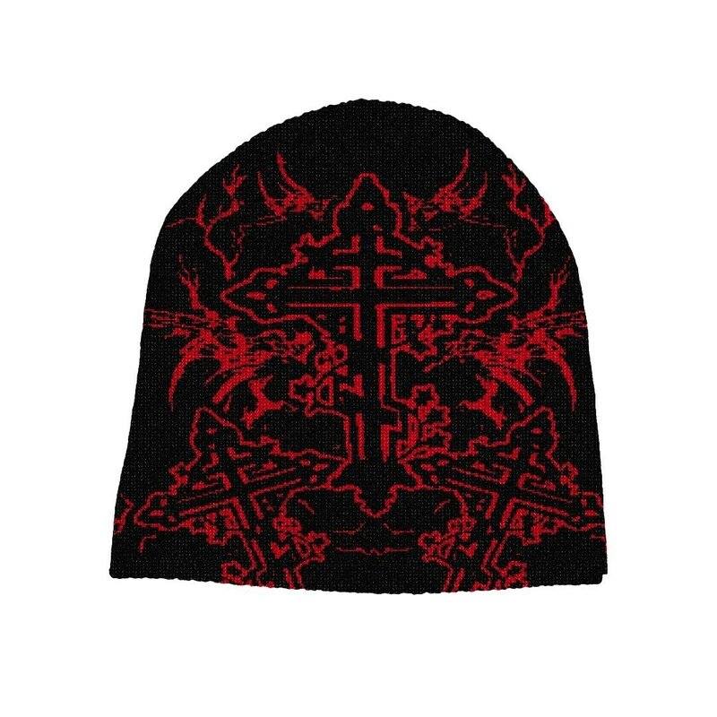 Mütze Strick mütze y2k Männer Frauen Absatz Qualität Woll mütze ins neue Netz rot Design Sinn kalte Mütze warme Mode Wolle Mützen Frauen