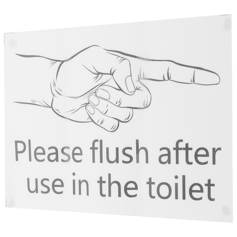 Naklejka na toaleta wc siedzenia samoprzylepna naklejka na toaletę przypomnienie znak wc wystrój ścian