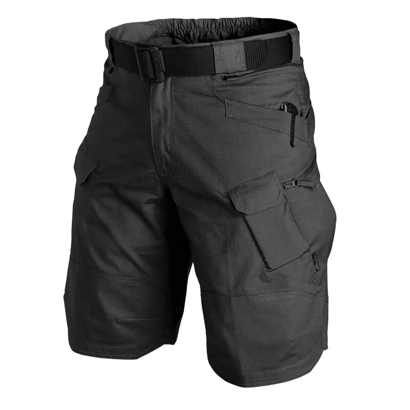 Pantaloncini multitasche impermeabili estivi ad asciugatura rapida pantaloncini Cargo da uomo pantaloni corti tattici abbigliamento da esterno da uomo caccia pesca