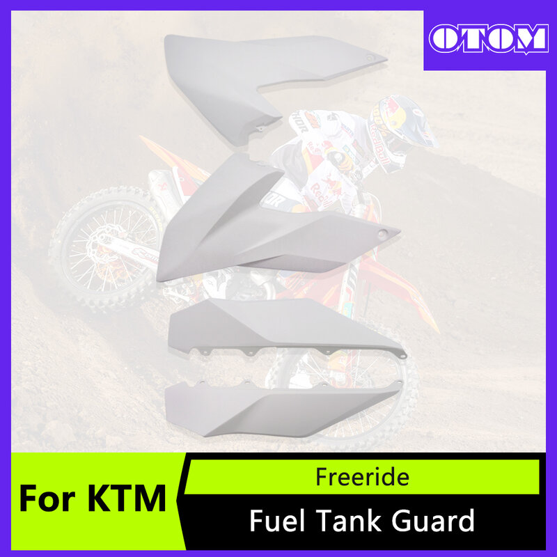 OTOM moto parafango in plastica protezione serbatoio carburante sinistra destra pannelli laterali Protector Body Kit per KTM Freeride E-SM 2016 E-XC 2015-18