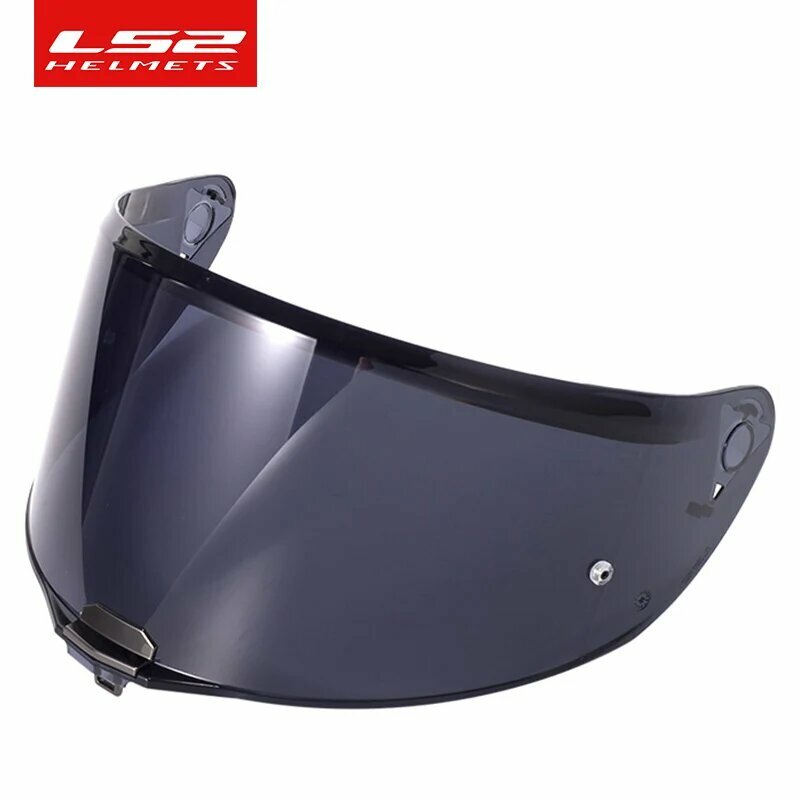 Visera FF811 para casco de motocicleta, visera de cara completa, lente de repuesto, color negro y plateado, LS2 Original