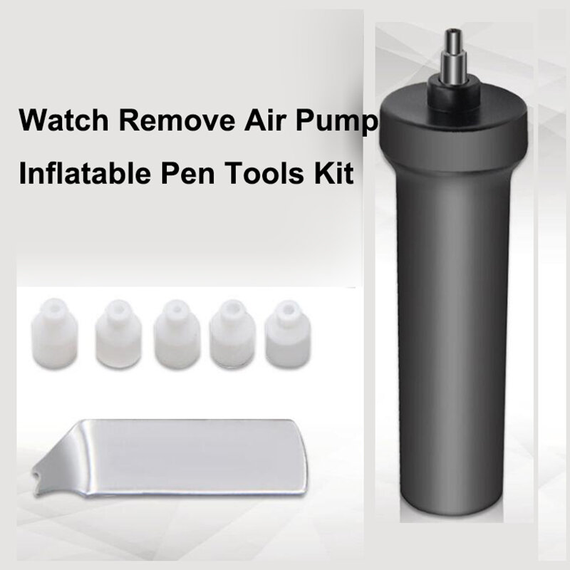 Black Watch Cover Remover Automatic Watch Removal Tool Inflatable Pen Air Pump Watch Opener Tools