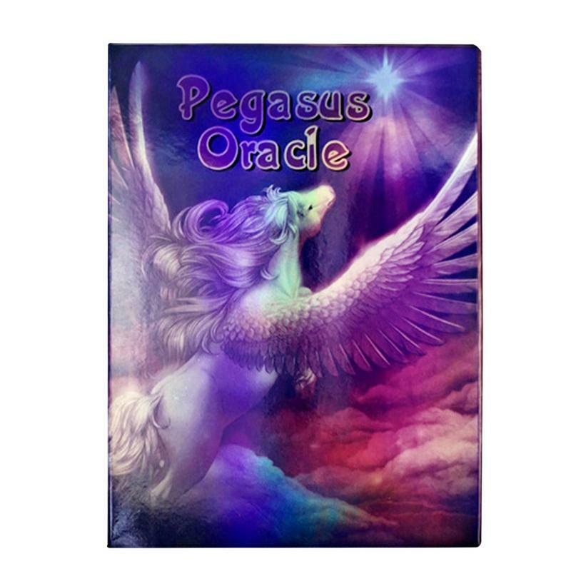22pcs Pegasus Tarot English Cards Oracle Card Party Game Tarots Mysterious Divination Deck Board Game For Family Party