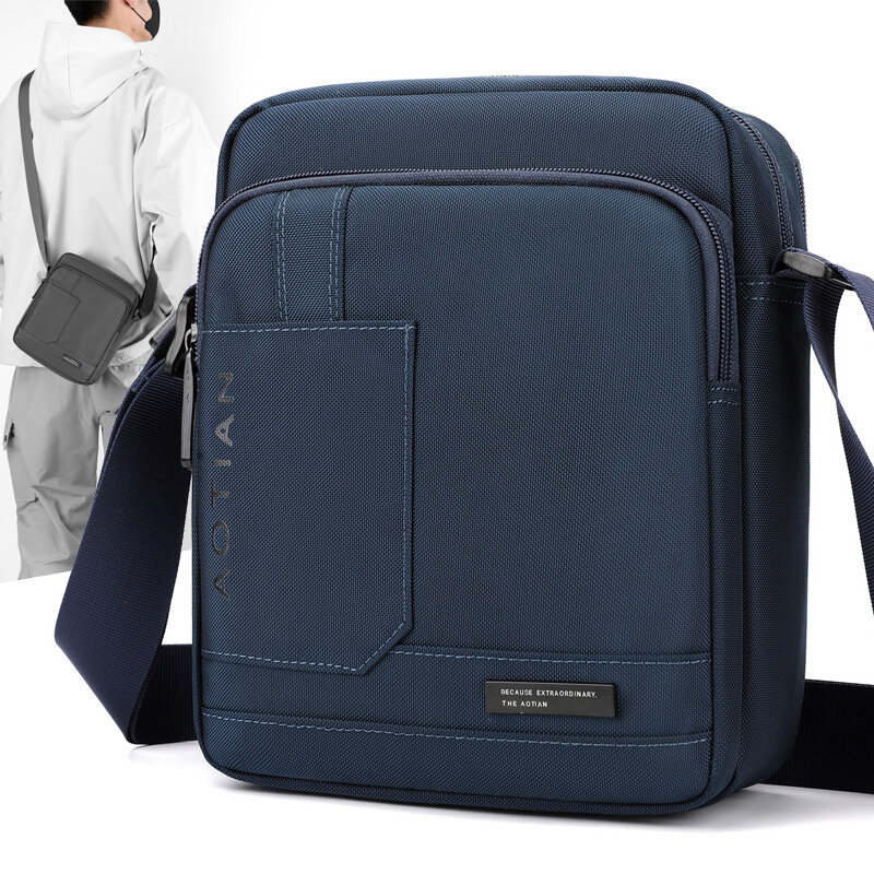 Bolsa mensageiro casual masculina, bolsa de ombro de viagem, bolsa tiracolo portátil de alta qualidade, bolsas masculinas, nova, 2022