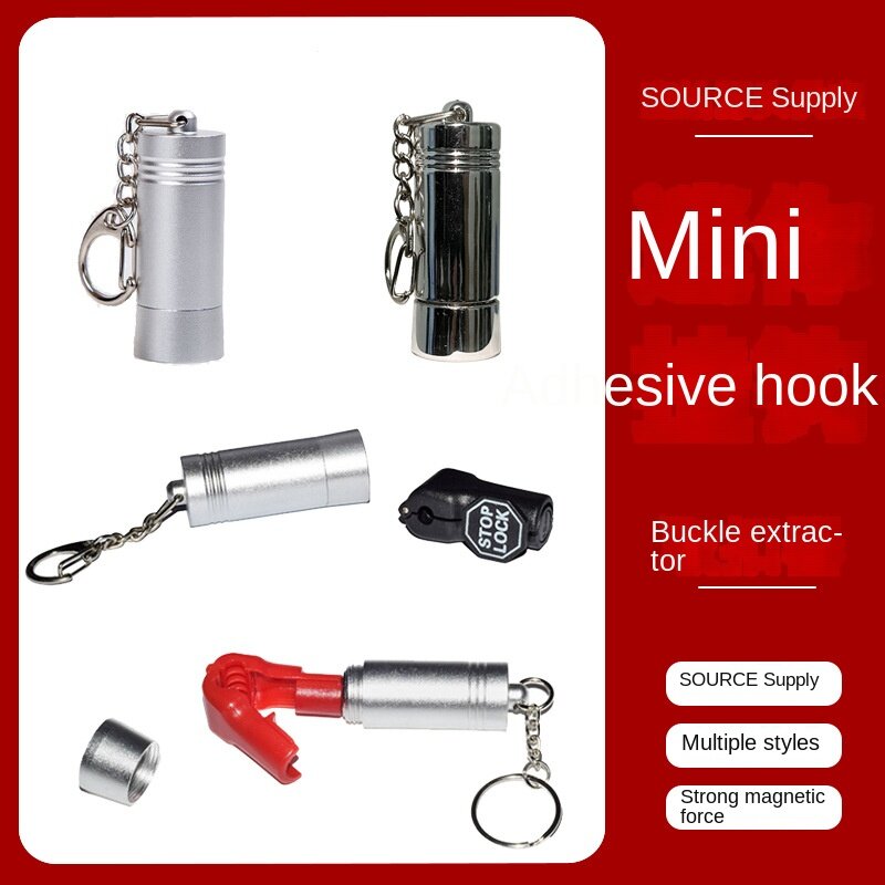 Anti-theft Hook Unlocker Hook Display Stand Unlock Key Strong Magnet Strip Red Lock Hook Detacher Unlocker FOR Anti-theft Locker