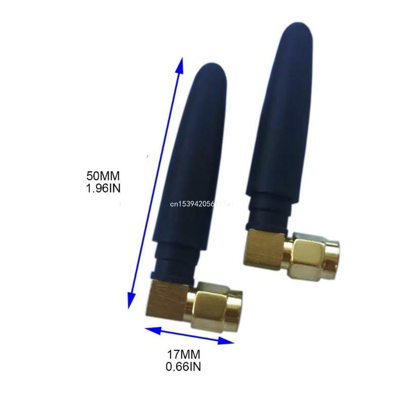 Upgraded WiFi Antenna 2.4GHz/5.8GHz Dual Bands 3dbi RPSMA-/SMA Connector Rubber Used for Mini PCI Card Camera USB Dropship
