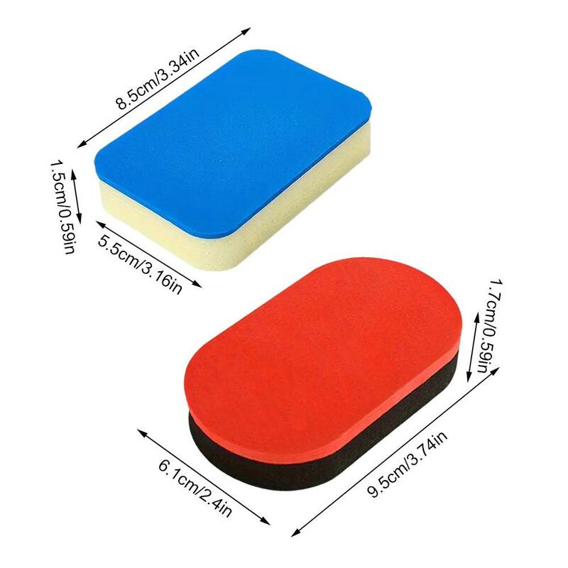 Raket tenis meja spons karet pembersih spons pengelapan miring katun spons merah lembut hitam tidak ada dan kepadatan R M9z4