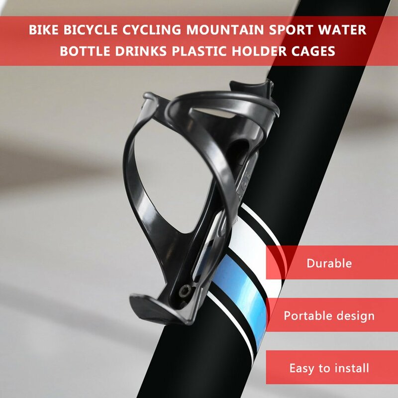 Soporte de fibra de carbono para botella de agua de bicicleta al aire libre, jaula duradera para bicicleta de montaña y carretera, entrega rápida