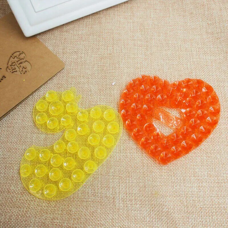 10pcs/lot  Strong Double Sided Suction Palm PVC Suction Cup Double Magic Plastic Sucker Bathroom Toys Kid Palm Of Hand Newest