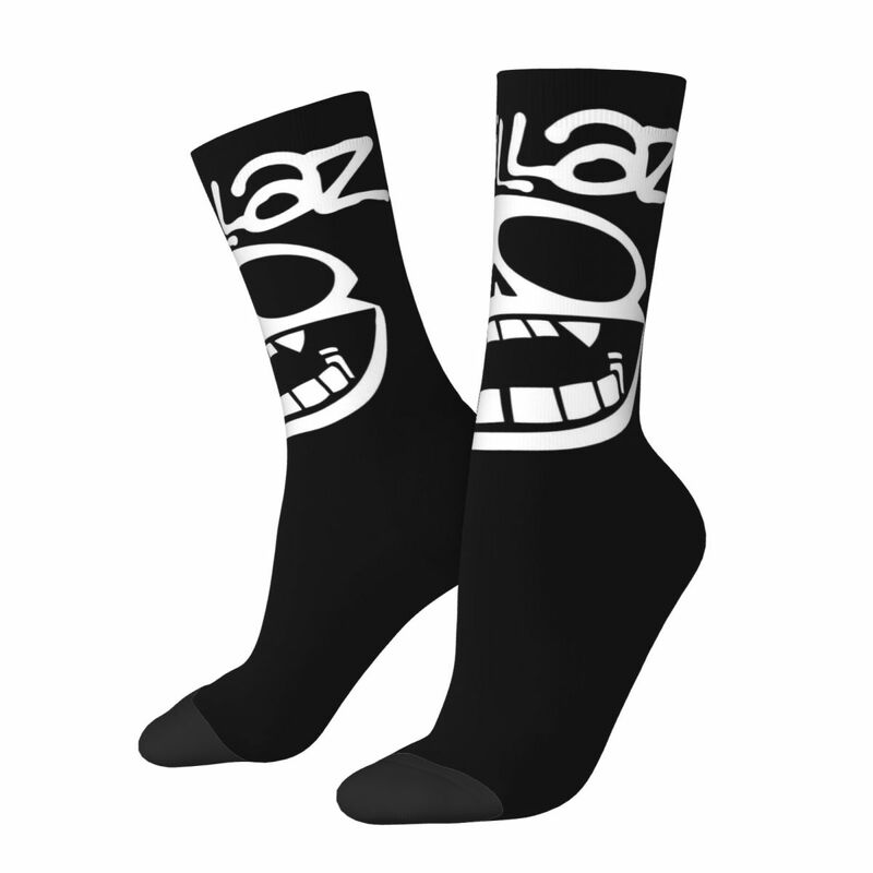 Классные мужские и женские носки для скейтборда с музыкальной группой Gorillaz, модный красивый принт, подходит для всех сезонов, одевающийся подарок