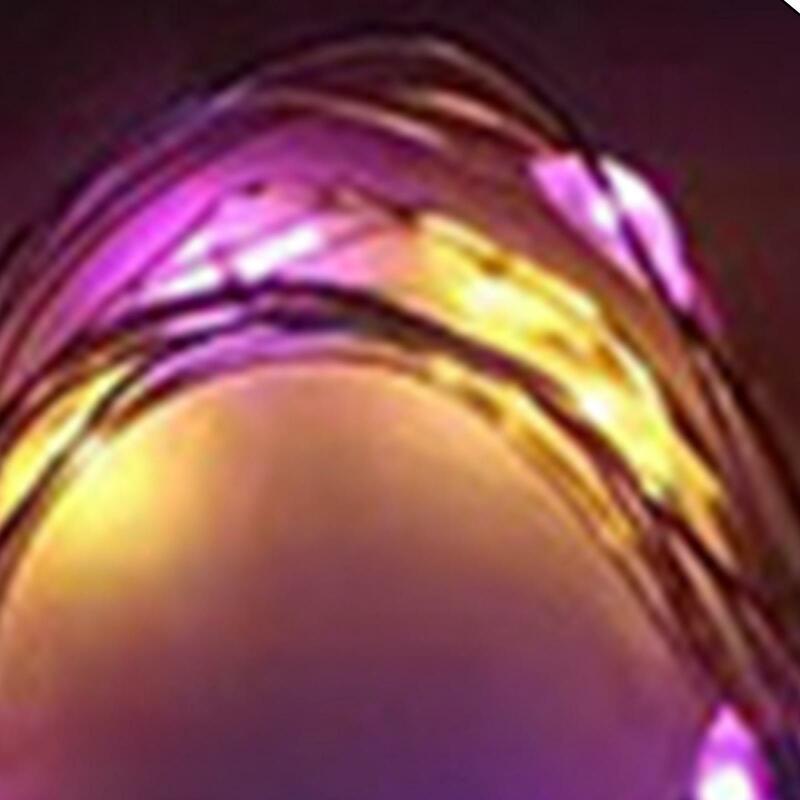 LED String Copper Wire Lights Decorative Light Flashing Battery Operated IP42 Waterproof for Gift Box Garland Wreath Home Decor