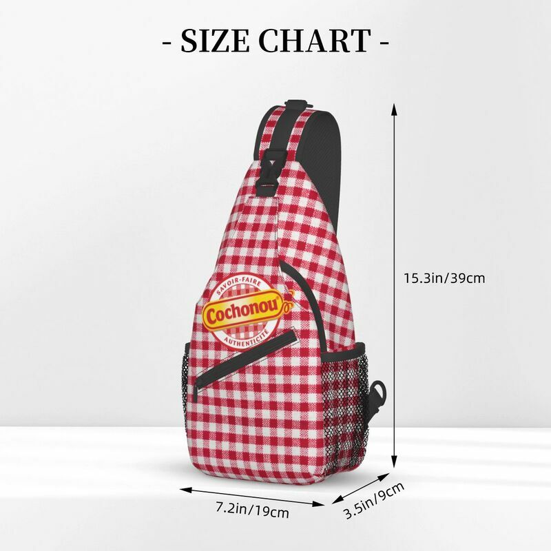 Персонализированная слинг-сумка Cochonou для мужчин, модный нагрудный рюкзак через плечо, дорожный походный рюкзак