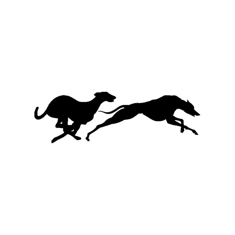 Greyhound-ビニールと窓のステッカー,動物のステッカー,装飾アクセサリー