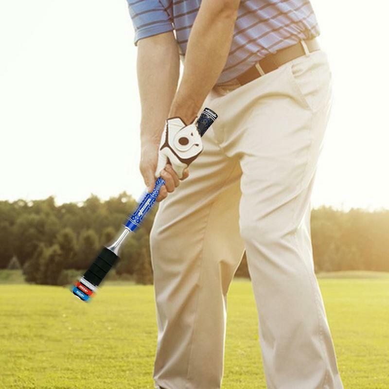 Bâton d'entraînement de swing de golf réglable, poignées d'aide à l'entraînement de golf, anciers de swing de golf amovible pour la flexibilité de la force et l'entraînement au tempo