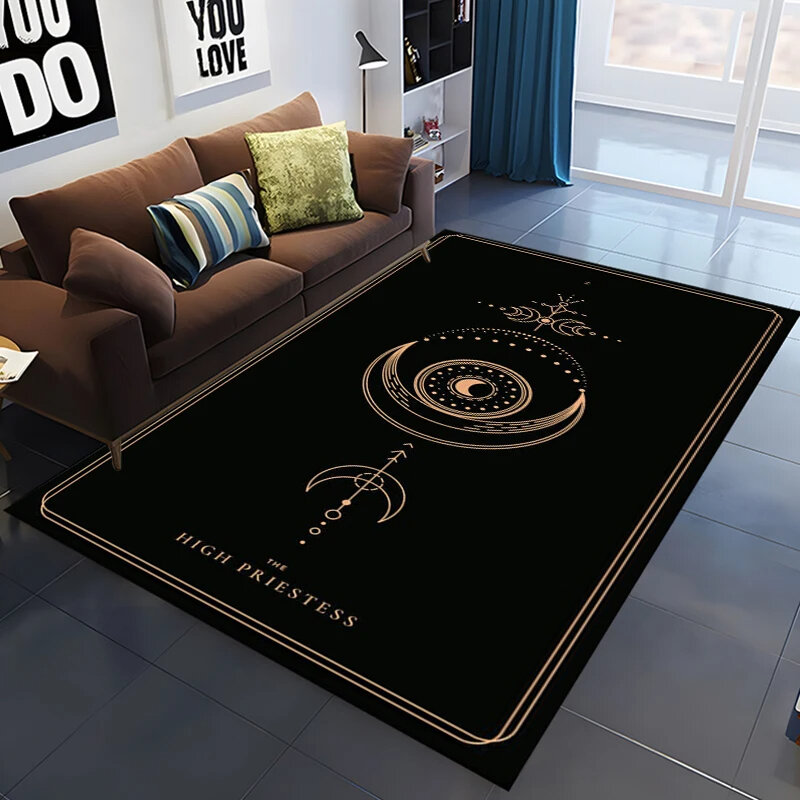 Tarot karte Teppich mysteriöse Weissagung Druck bereich Teppich für Schlafzimmer Bad Küche Wohnzimmer Dekor Fuß matte rutsch feste Boden matte