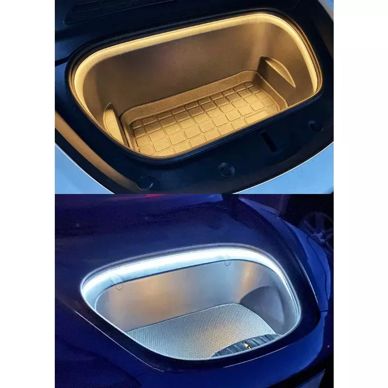Aggiornamento 12V tronco anteriore illuminare striscia LED impermeabile flessibile fai da te flessibile anteriore posteriore tronco luce in Silicone per Tesla modello 3 Y