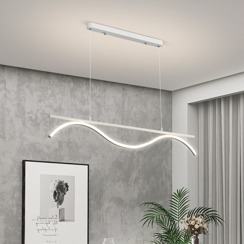 Plafonnier LED Suspendu au Design Moderne, Luminaire Décoratif d'Nik, Idéal pour une Salle à Manger, une Cuisine ou un Bar