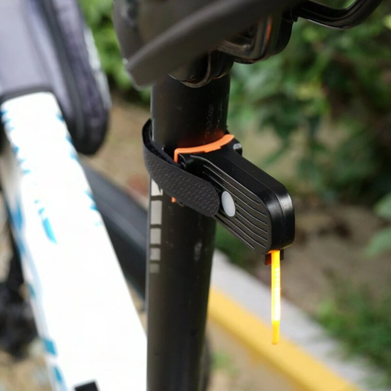 Lampu belakang sepeda gunung 200mAh, lampu belakang kecerahan tinggi tahan air untuk sepeda