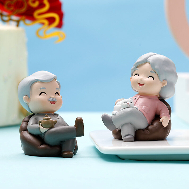 Grandparents Model Ornament Creative Sweety Lovers Couple Ornaments Modern Home Decoration Living Room For Office Table Gift