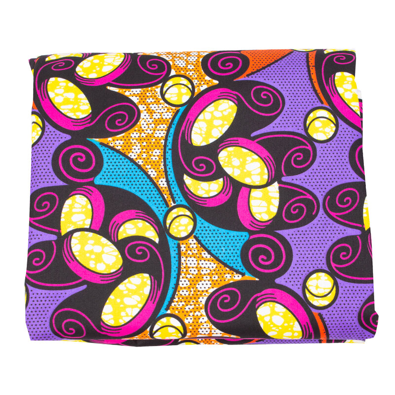 New Design Africa Printed Wax Fabric Exquisite Pattern Fashion Ankara Real Wax Guaranteed 6 Yards Fabric For Femme Party Dresses