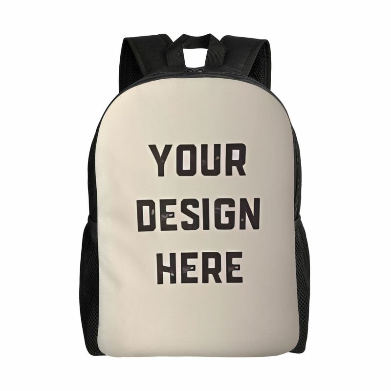 Mochila escolar personalizada para homens e mulheres, mochila, mochila para estudantes universitários, cabe 15 "laptop