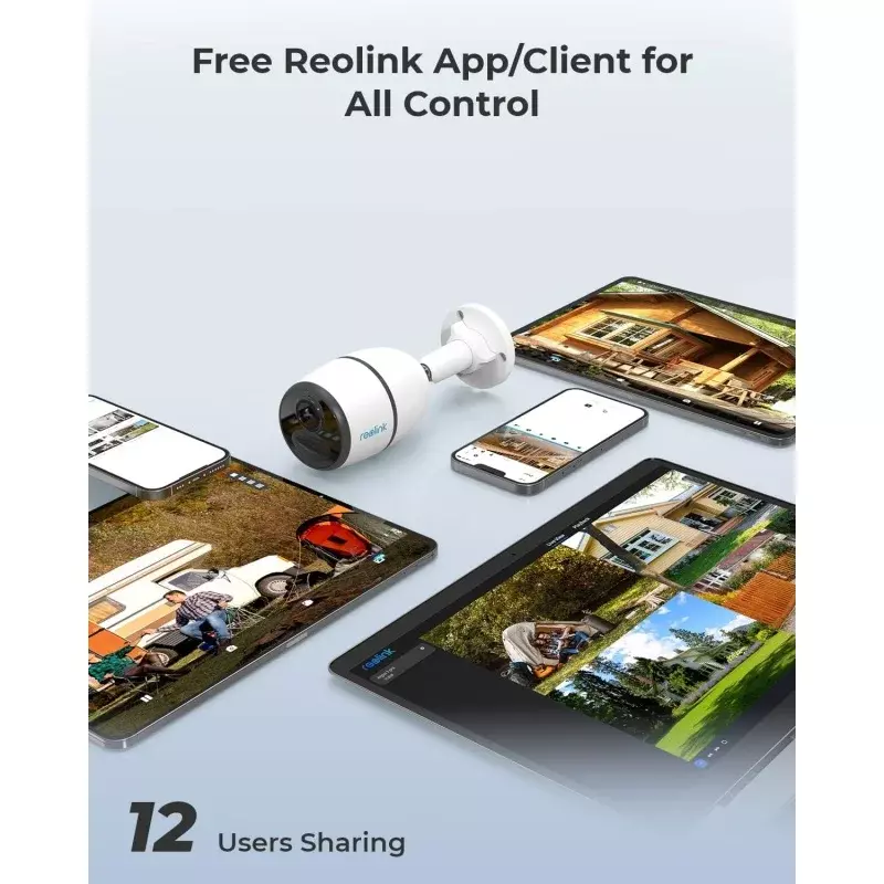 Reolink-camera-4G DE SEGURIDAD go plus, cámara móvil inalámbrica LTE para exteriores, batería recargable con bandeja solar, 2k, sin WiFi