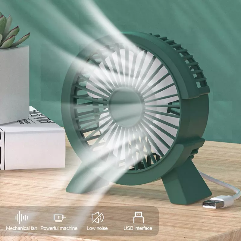 Elektrische Ventilator Draagbare Koeling Voor Laptops Stille Usb Ventilator Voor Home Officeoutdoor Desktop Koeler Camping Air Mini Apparaten