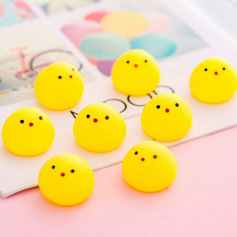 Kawaii Funny Relief Stress Decompression Toy Stretchable Antistress Squish Toys Squeeze Toy Antistress Toys Yellow Chick