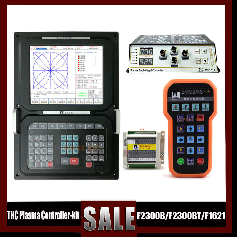New F2300b F2300btv5.0 Cnc Thc Plasma Controller Kit 2-axis Linkage Cnc System F1521/f1510/f1621 Torch Height Controller