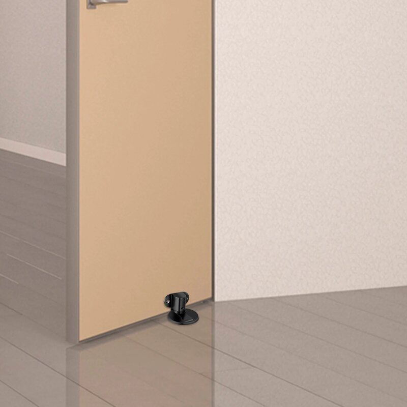 Door Stoppers For Bottom Of Door Punch-Free Invisible Door Stop Strong Magnetic Household Bedroom Door Stop Bathroom Floor Stop