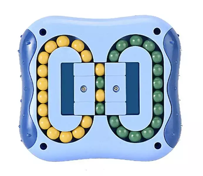 Obrotowa magiczna kostka fasoli zabawka obracana palcem Puzzle dla dzieci kreatywnych interaktywna gra Fidget Spinners zabawki antystresowe 5Y +