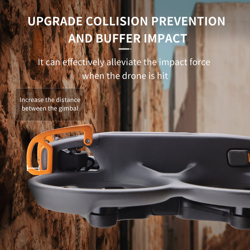 Aluminum Alloy Gimbal Lens Bumper for DJI Avata 2 Top Protective Bars Anti-collision for DJI Avata 2 Drone Accessories