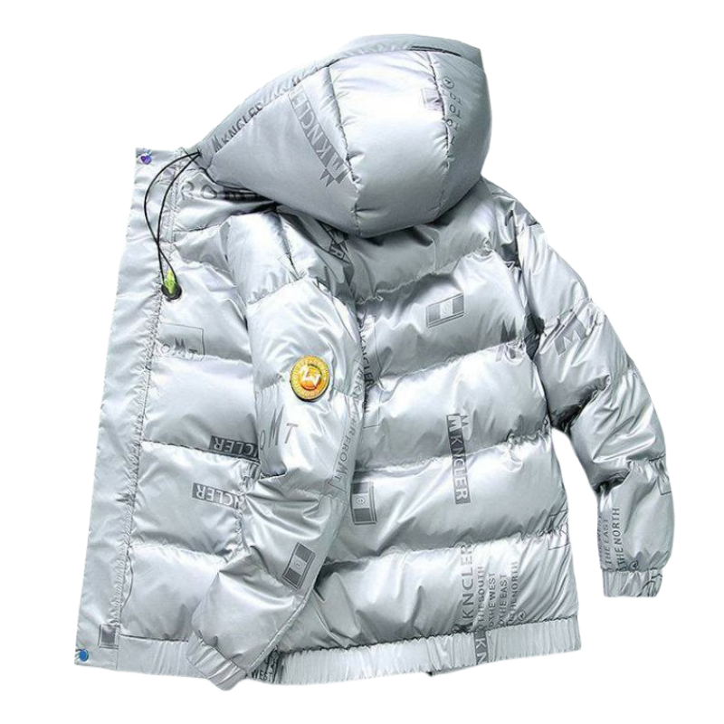 남성용 겨울 다운 재킷, 짧은 한국 캐주얼, 따뜻한 화이트 덕 다운 코트, 브랜드 남성 의류 2023, 신상 패션