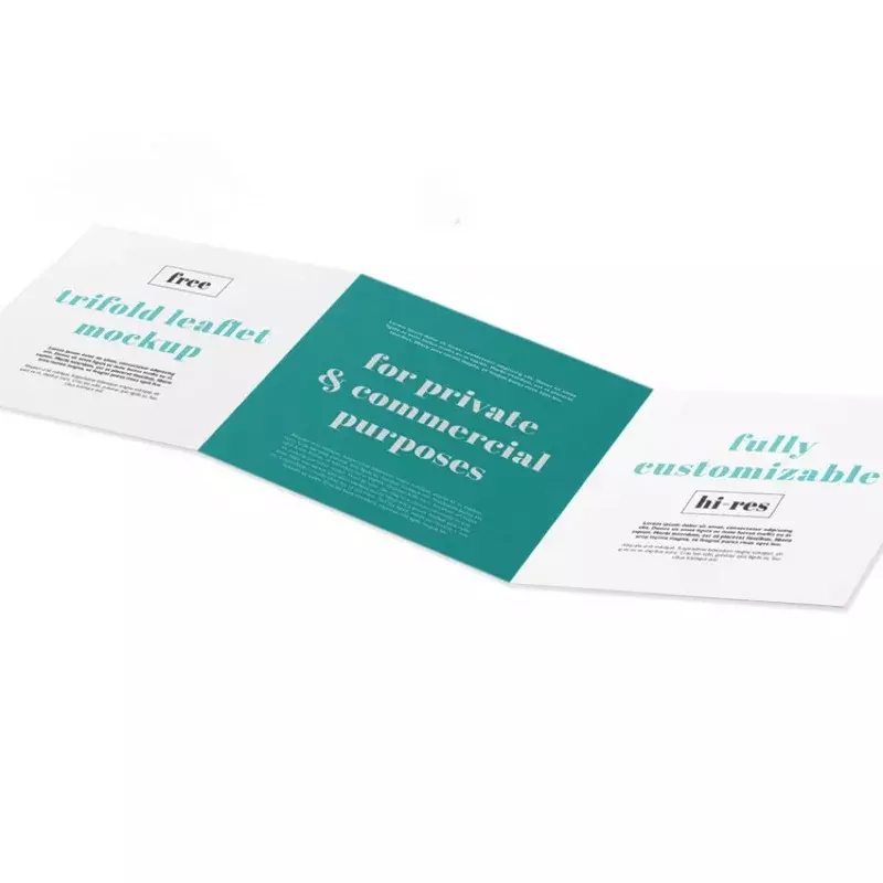 Customized product.Color Printed Cheap Price Folded Leaflet Flyer Advertising User Manual Booklet Manufacturing
