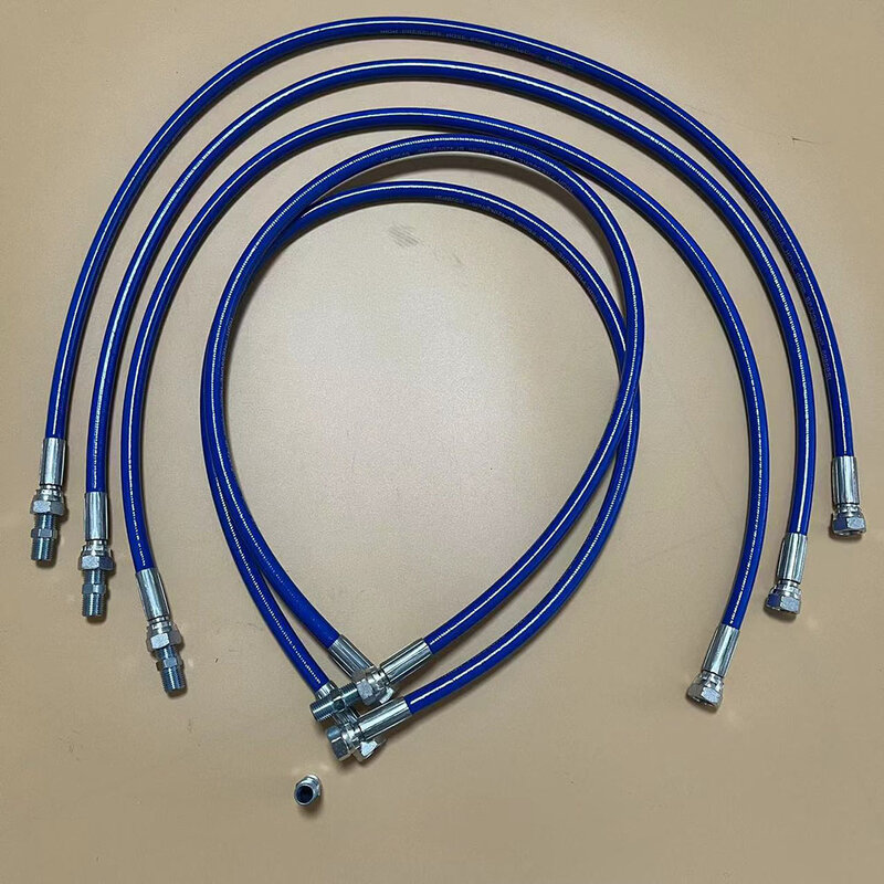 Wąż wysokociśnieniowy złącze 1/4 ''BSP 5800Psi bezpowietrzny rozpylacz do farby część zamienna farba wąż ogrodowy farba natryskowa rura łącząca