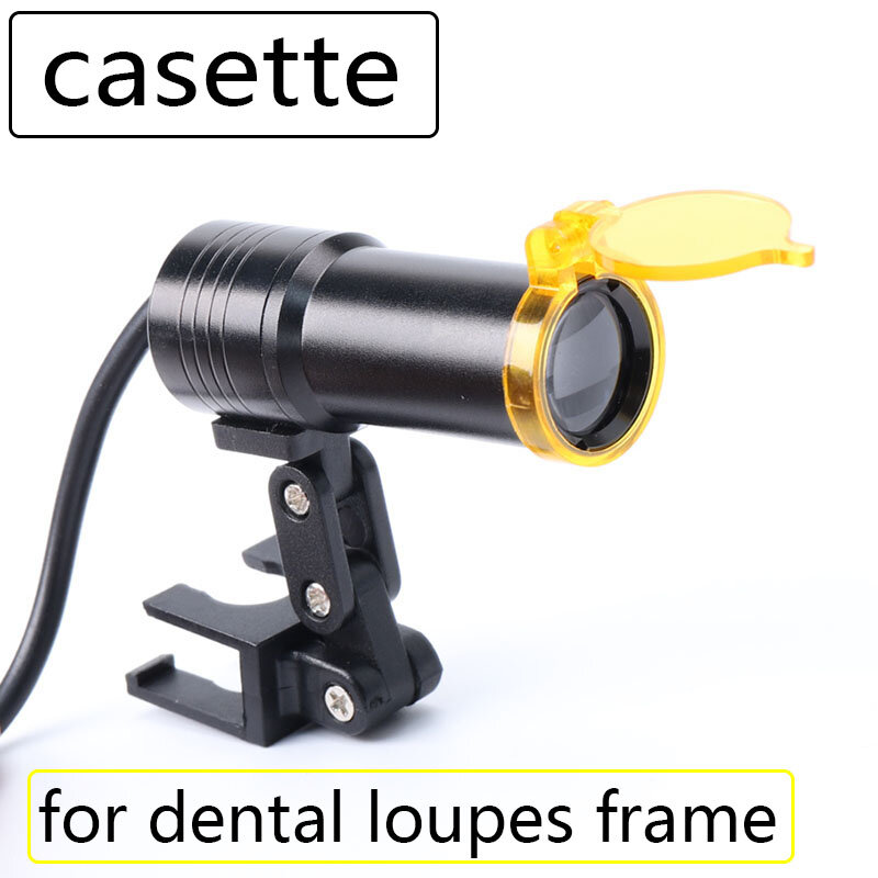 Lampu LED pada gigi lup dengan Filter lampu Led portabel perawatan gigi lampu bedah